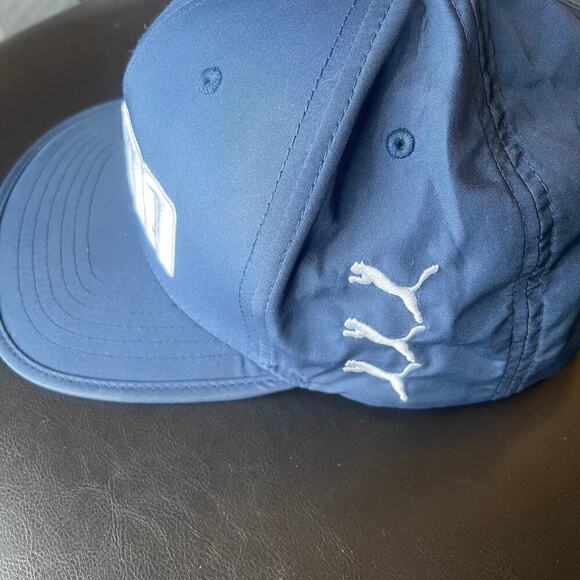 PUMA Logo Men's Baseball Cap Snapback Hat One size - Picture 2 of 6